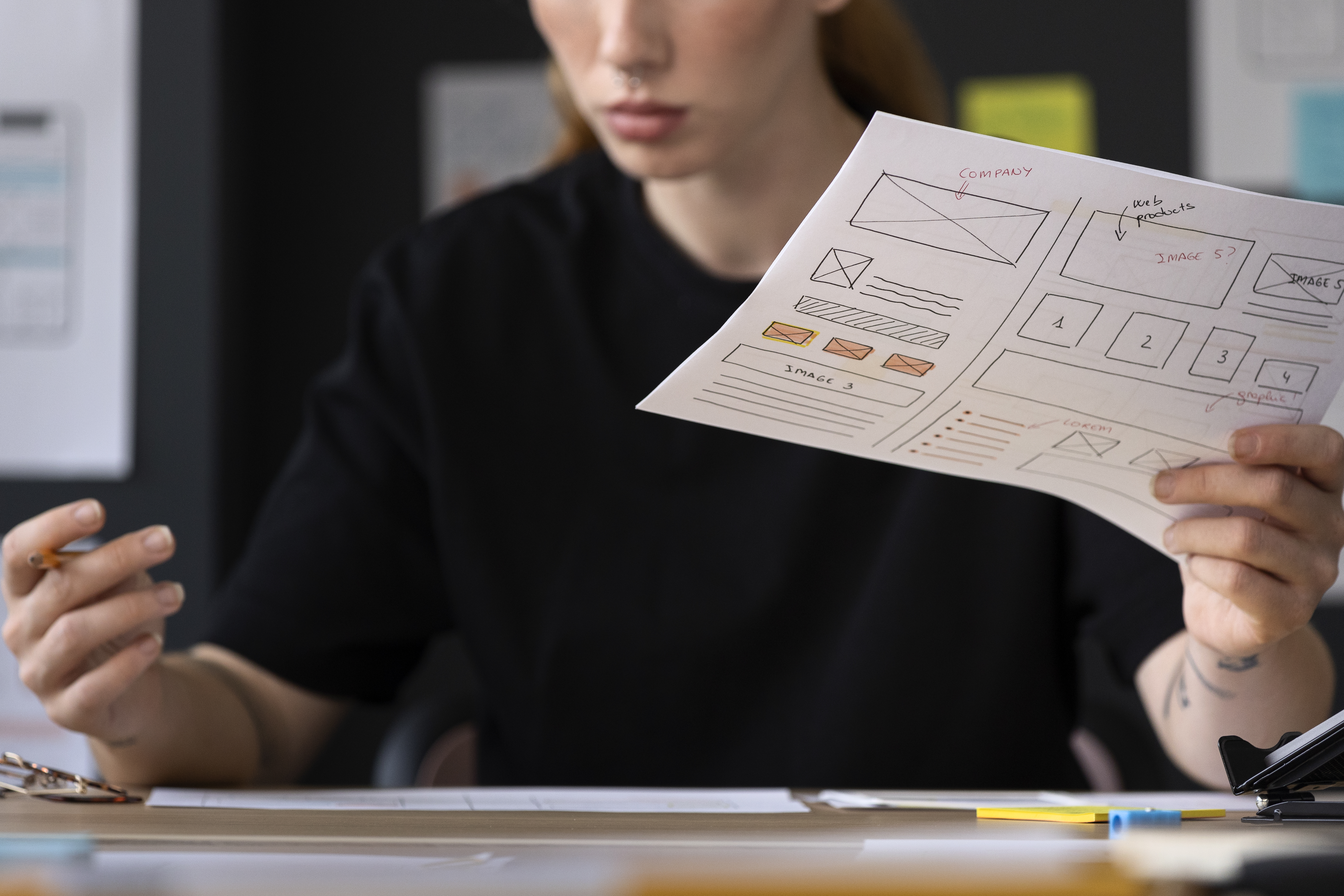 Web designer in Figma