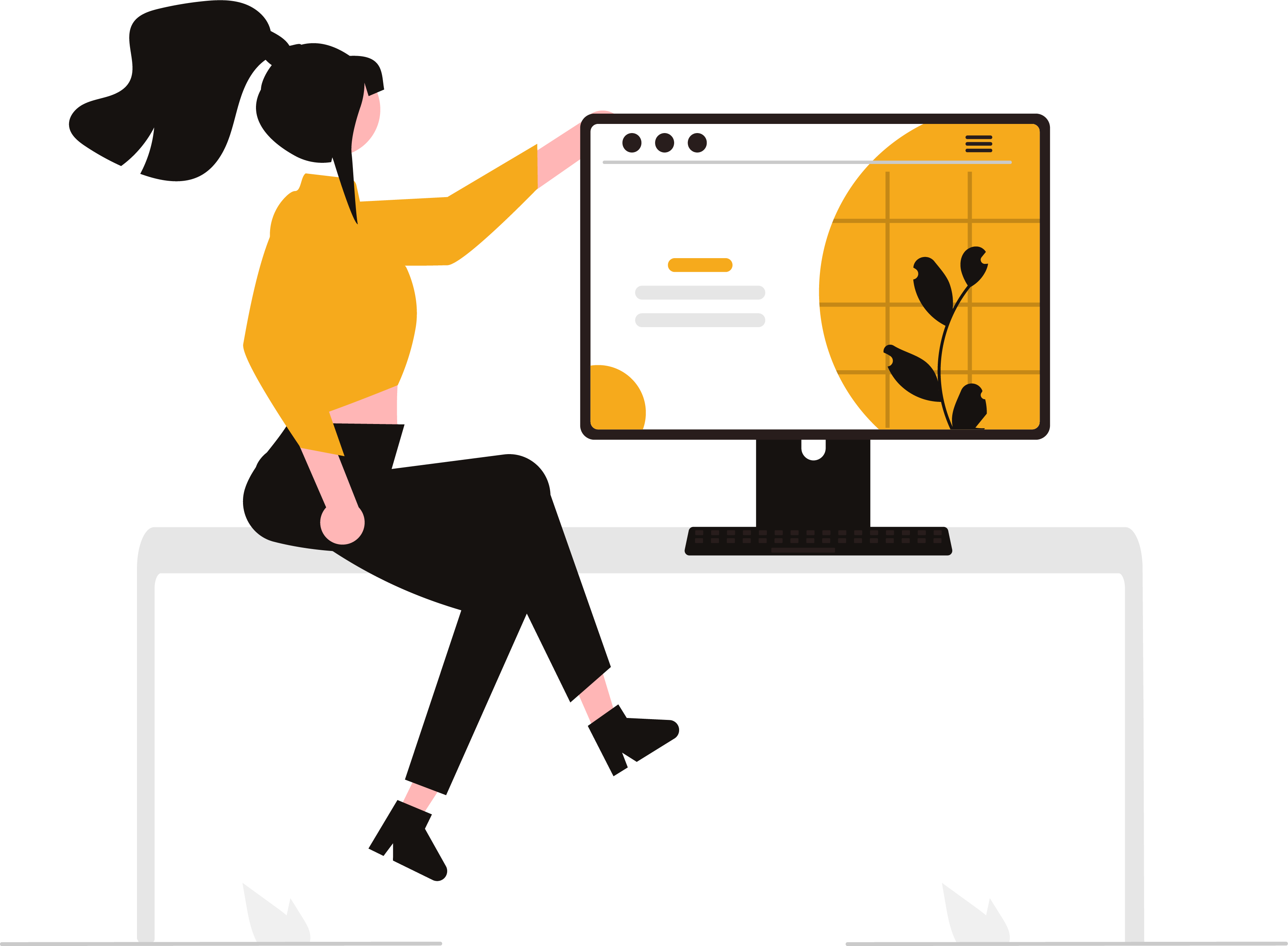 Web Designer Illustration